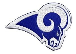 Los Angeles Rams NFL Football Embroidered Iron On Patch 3.5&quot; x 2.5&quot; St. ... - $9.87