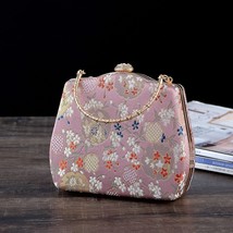 Elegant Retro Chain Handbag Cheongsam Evening Bag Wedding Bridal Clutch Purse Em - $50.27