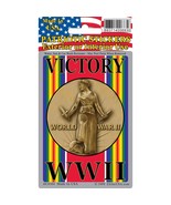 Patriotic WWII Victory Sticker (3&quot;x4-1/4&quot;) - £6.28 GBP