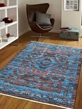 Glitzy Rugs UBSM00059C0004A95 5 ft. x 7 ft. 10 in. Machine Woven Crossweave Poly - £146.17 GBP