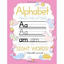 Trace Letters Of The Alphabet and Sight Words: Preschool Practice Handwriting Wo - £6.72 GBP