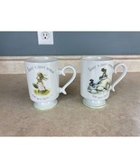 Holly Hobbie Designers Collection Porcelain Coffee/Tea Mugs Set Of 2 - $171.07 MXN