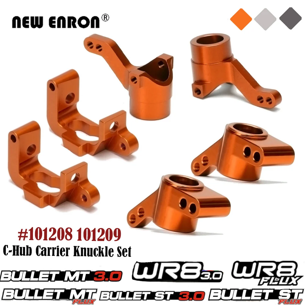 Steering C-Hub Carrier Knuckle Arm Front Rear 101208 101209 For RC Car Part 1/10 - £12.44 GBP+