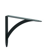 Black Decorative Elegant Shelf Steel Bracket 50lb Capacity, 10&quot; x 7 3/4&quot; - $18.94 CAD