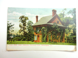 Penn&#39;s Mansion Philadelphia PA 1901-1907 Antique Postcard Unused  - £3.91 GBP