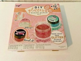 New DIY Glitter scrub Kit Brand It Glitter Sugar Scrubs Crafts - $4.95