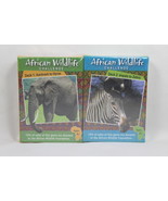 Word Teasers African Wildlife Challenge Card Game Combo 2 Decks Animal T... - $10.00