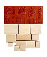 Stampin Up All Year Cheer 2 2002 Lot 12 New Unused NIB Stamps Vintage BGS - $707.33 MXN