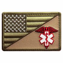 EMT USA Flag Medic EMS Tactical Hook Patch by Miltacusa (P389) - £5.54 GBP