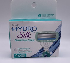 New!Schick Hydro Silk Sensitive Care Razor Cartridges-4ct #227 - £8.52 GBP