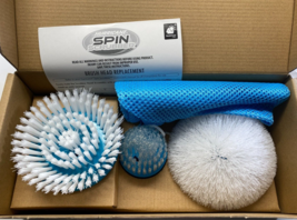 Hurricane Spin Scrubber Rotating Head Brush 3 Replacement Scrubbing - £18.15 GBP