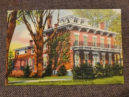 Vtg Linen Postcard Westfield Memorial Hospital, Westfield, NY, Chautauqu... - £3.99 GBP