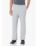 Jerzees Men&#39;s Adult Open Bottom Sweatpants Gray Heather Large 50/50 - €10,61 EUR