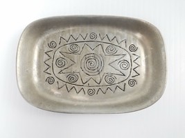 The Wilton Co. RWP Armetale Reggae Bread Tray #820044 Pewter Serving Dish 9&quot;x6.5 - £12.49 GBP
