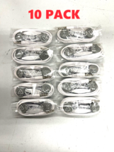 Lot 10 Samsung OEM Stereo Headsets (White) Volume Control GH59-14677A/EH... - $37.39