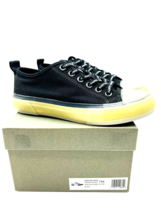 ALLSAINTS Men Jaxon Lace Up Low Top Sneakers- Black Canvas, US 7M / EUR 40 - $98.01