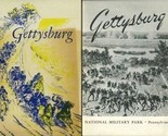 1954 Gettysburg National Military Park Booklets Pennsylvania Park Service - $14.89