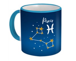 Pisces Constellation : Gift Mug Zodiac Sign Horoscope Astrology Birthday Stars - £12.66 GBP