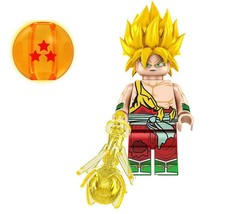 SH Son Goku Dragon Ball Super Z yellow weapon Minifigure - £5.29 GBP