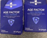 NEW One A Day Age Factor Cell Defense-Cell Health Supplement 2 Pack 60 S... - $38.00