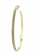 Channel Set Single Row Crystal Bangle - $18.95 CAD
