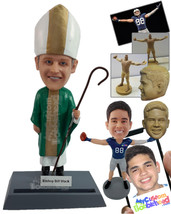 Personalized Bobblehead High religious priest preaching the ways to salvation wi - £73.09 GBP