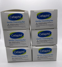 6 Pack CETAPHIL Gentle Cleansing Bar Soap Nourishing Dry Sensitive Skin - £15.58 GBP