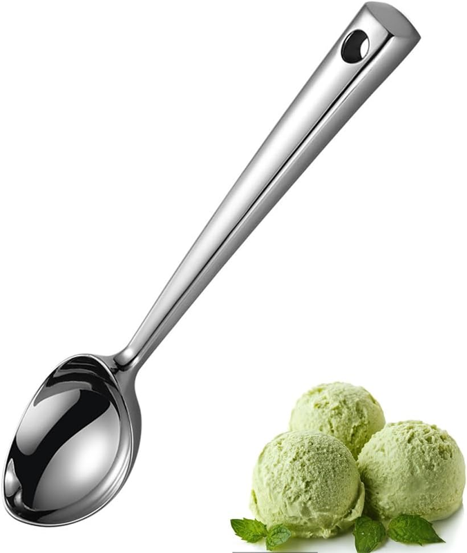 Leden Heavy Duty Metal Ice Cream Scoop - Non-Stick Aluminum Scooper for Hard Ice Item image 11