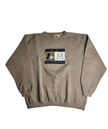 Mickey Inc Disney Mickey Mouse Embroidered Patch Pullover Sweatshirt Siz... - $54.14 CAD