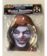 Scary Peeper Clown Cling Fright At First Sight Halloween Prop - £47.47 GBP