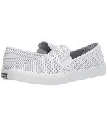 Sperry Top Sider Women&#39;s Sz 9 Seaside Perforated White Leather Sneakers ... - $81.29 CAD