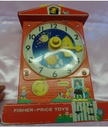Fisher Price Musical Tick Tock Teaching Clock Music Japan Movement-Works... - £214.08 GBP