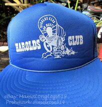 Vintage Harolds Club Casino Harolds or Bust Reno Nevada Mesh Snapback Ha... - $24.75