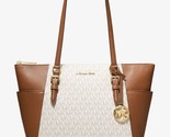 New Michael Kors Charlotte Large Shoulder Tote Signature Coated Canvas V... - £82.57 GBP