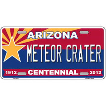Meteor Crater Arizona Centennial Metal Sign - $20.52 CAD