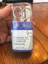 New Mini Manicure Set Nail Clipper Scissor Nail File Cuticle Pusher, Travel Set - £11.63 GBP