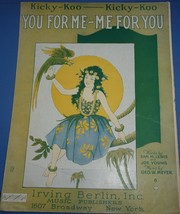 Vintage You for Me Me for You Kicky Koo By Lewis Young Meyer 1921 - £3.91 GBP