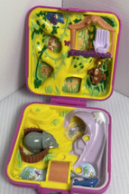 Vintage Bluebird Polly Pocket Wild Zoo World  Compact Incomplete 1989 Monkey - $22.90