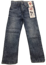 Wrangler Flex Slim Fit Fit Boys Blue Denim Jeans Sz 5 Adjustable 5TELWBA - £24.94 GBP