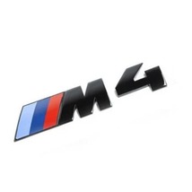 BMW M4 Gloss Black Rear Boot Badge Emblem - $19.79