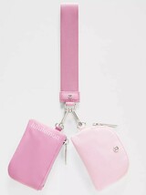 LULULEMON Dual Pouch Wristlet~Pink Frosting/Blissful Pink~NWT~USPS SHIP - $101.92 LULULEMON Dual Pouch Wristlet~Pink Frosting/Blissful Pink~NWT~USPS SHIP - $101.92