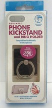 ReTrak - Finger Grip/Kickstand for Mobile Phones - Black - $7.84