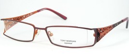 Tony Morgan M1055 C1 Bordeaux /ORANGE Eyeglasses Glasses Frame 52-18-135 (Notes) - £18.81 GBP