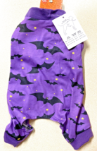 Halloween Dog Lounging Pajamas Purple w/ Bats - Soft Adorable XS NEW Cos... - €10,29 EUR