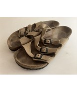 Birkenstock Florida Womens Size 36 US 6 Triple 3 Strap Sandals Tan Brown... - $22.76