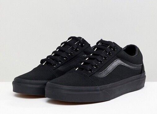 Vans Old Skool  Black/Black, MEN&#39;S SIZE 9.0 WOMEN&#39;S 10.5 VN000D3HBKA - $54.95