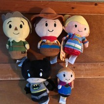 Lot of 5 Hallmark Itty Bittys Batman RAINBROW BRITE Toy Story WOODY Froz... - £10.97 GBP