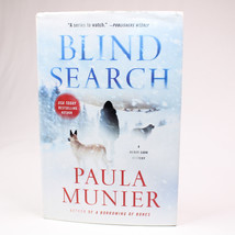 SIGNED Blind Search A Mercy Carr Mystery By Munier Paula Hardcover Book With DJ - £10.12 GBP