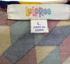 Sarah Long Cardigan Duster - Lularoe Colorful Kimono Women&#39;s Size L - $21.77
