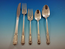 Inaugural by State House Sterling Silver Flatware Set 8 Service 44 pcs Grille - £1,630.14 GBP